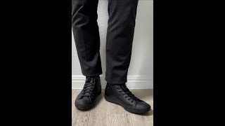 Something New | Black Converse Chuck Taylor All Star Leather Shoes