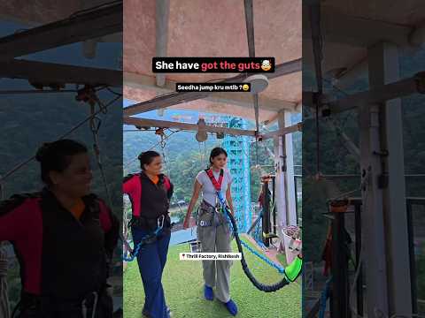 Bungy In Rishikesh #bungee #bungeejumping #jumping #adventure #trending #viral #bungy #shorts