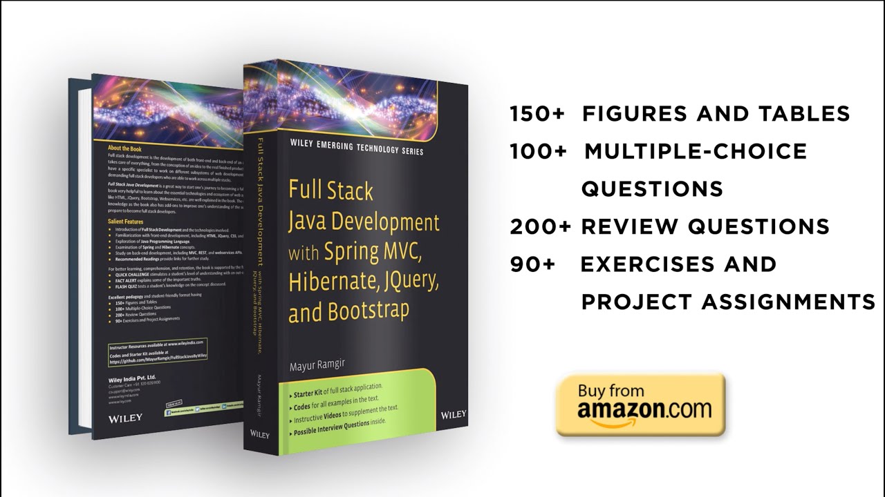 Full Stack Java Development With Spring MVC, Hibernate, JQuery and Bootstrap