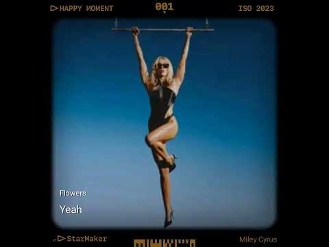 flowers miley cyrus || flowers miley cyrus lyrics ( Cover by me)