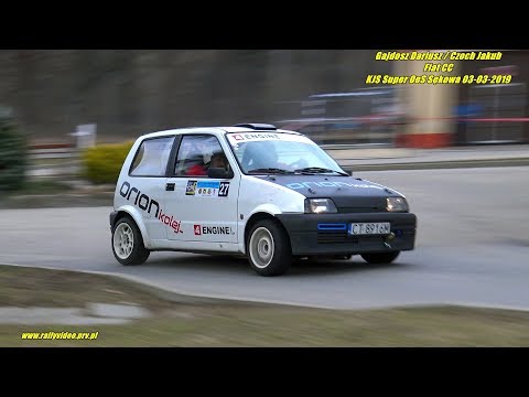 Gajdosz Dariusz / Czoch Jakub - Fiat CC - KJS Super OeS Sękowa 03-03-2019