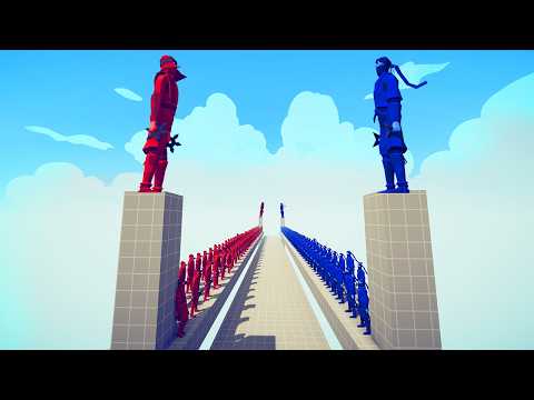 100x vs 100x RANGED TOURNAMENT | TABS - Totally Accurate Battle Simulator