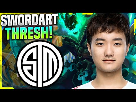 SWORDART IS THE NEW SUPPORT FOR TSM! - TSM Swordart Plays Thresh Supp vs Leona! | Preseason 11