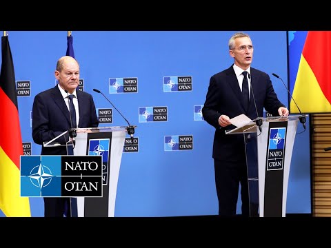 NATO Secretary General with the Chancellor of Germany 🇩🇪 Olaf Scholz, 10 DEC 2021