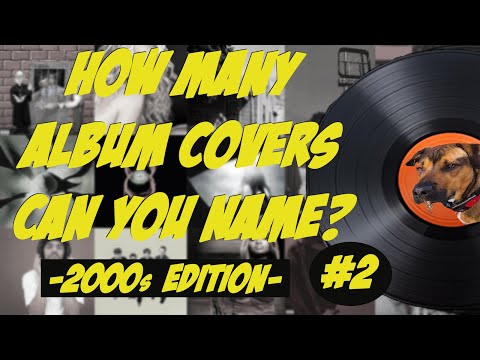 Guess the album - 2000s edition #2! 50 album covers with text removed - how many can you name?