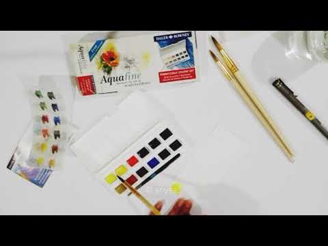 Daler Rowney Aquafine Swatches