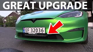 Tesla Model S Plaid with Lumen CS20 Performance LED bar