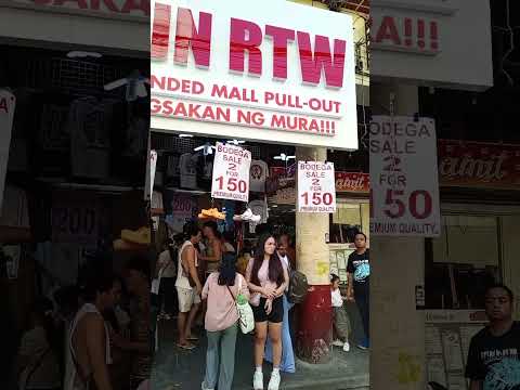 HALA! GRABE DINUDUMOG NG CUSTOMER BAGSAK PRESYO BRANDED OVERUNS | PLAZA MIRANDA QUIAPO MLA.(RJN RTW)