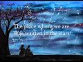 written in the stars (lyrics)- westlife 