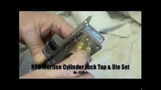 Repairing mortise locks using HPC Mortise Lock Tap & Die Set