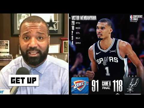 Wemby expose SGA is NOTHING without refs - Chris Canty on Spurs beat Thunder 118-91 to force Game 7