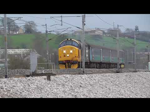 37424 5z40 Carnforth Goods Loop - Carlisle Kingmoor ECS, 12th April 2018