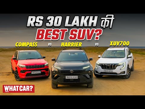Tata Harrier vs Mahindra XUV700 vs Jeep Compass | Best Diesel SUV under 30 lakh