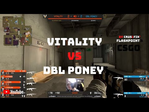 7TH PLACE GAME! CSGO FlashPoint 3 - Day 16 - Vitality vs DBL Poney