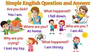 Daily Use English Question Answers | English for Beginners | English Speaking Practice