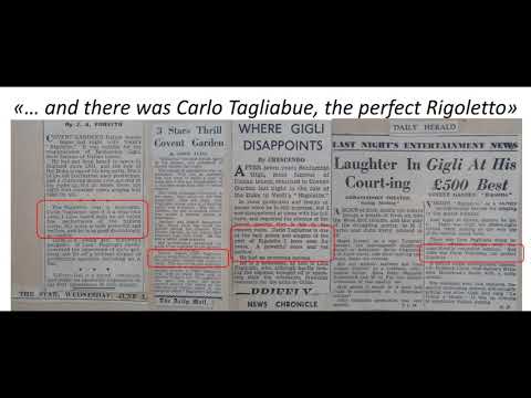 estratti RIGOLETTO 1938 (prima parte) Tagliabue