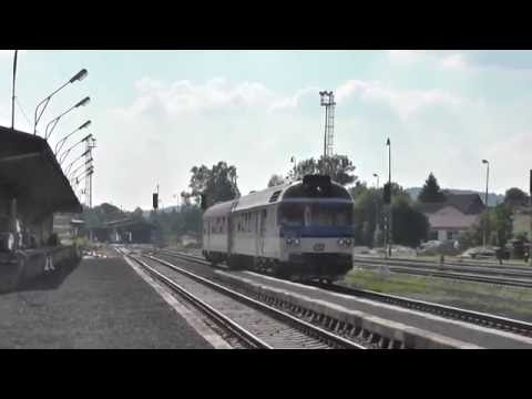 ČD 854.022 - Příjezd vlaku R 1111 - Rumburk, 22.7.2016