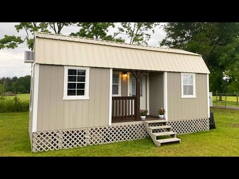Amazing Luxury SHED Cabin Has It ALL