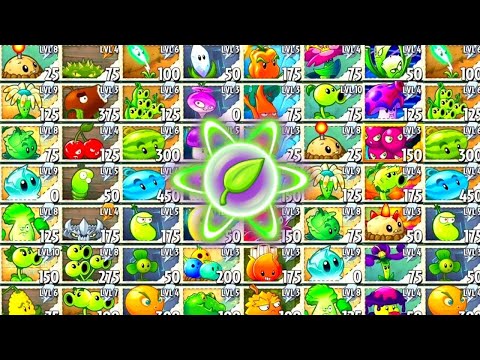 Every PULT Plants Level 1 vs Max Level vs Max Mastery - Who Will Win? - PvZ 2 Plant vs Plant