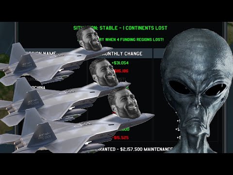 destroying the alien invasion with jets only | Xenonauts