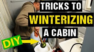 How to Winterize a Cabin or Cottage | Keep Your Pipes from Freezing | DIY winterize Dishwasher |