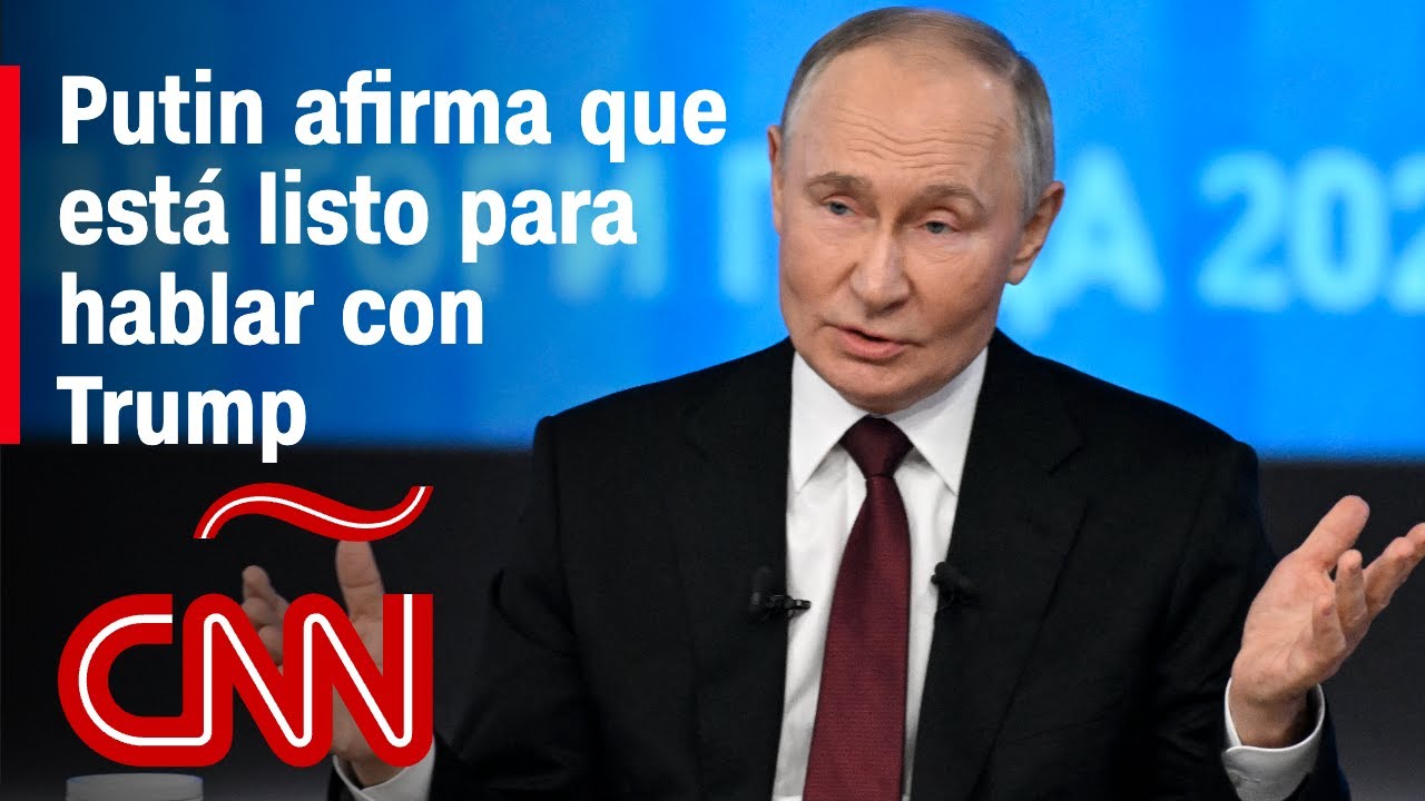 Resumen de la guerra Ucrania - Rusia: Putin afirma que está listo para hablar con Trump