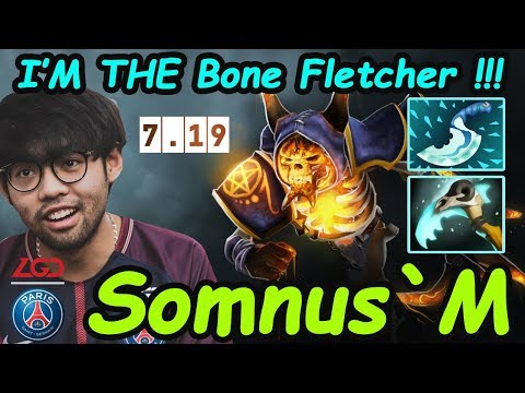 PSG.LGD. Somnus`M - [Clinkz] MIdlane 200 IQ Build Blink Dagger vs[Secret Yazor & ACE] | Dota2 7.19