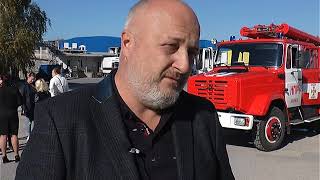 У Харкові рятувальники «гасили» пожежу на м’ясокомбінаті