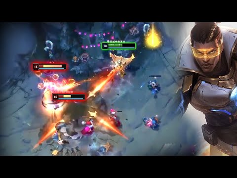 Rank 1 Lucian : 1v5 Destroying Super Server Master Elo - Engsub