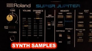 Roland MKS80 Super Jupiter Synth Samples Demo