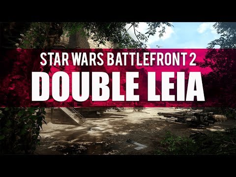 Star Wars Battlefront 2 Is AWESOME |  Double Leia Yavin 4 Defense