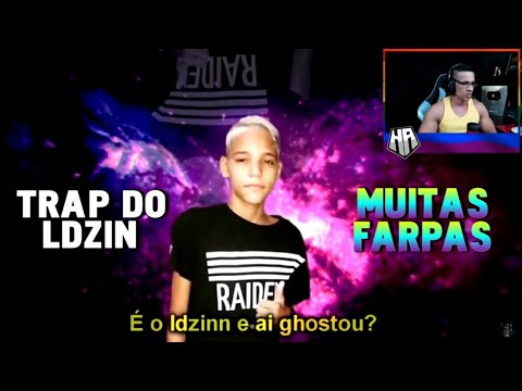 HUDSON AMORIM REAGINDO AO NOVO TRAP DO LDZIN, É AI GHOSTOU?