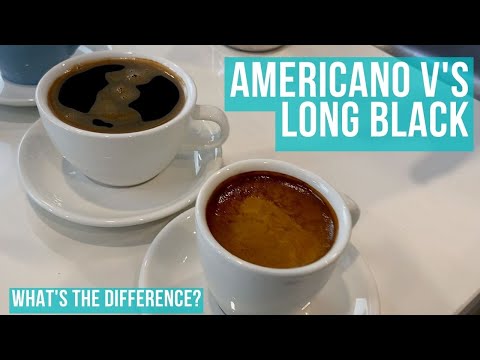 How to Make an Americano & Long Black  (What's the difference?)