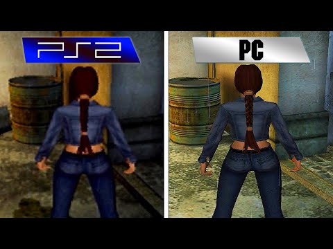 Tomb Raider The Angel of Darkness (2003) PS2 vs PC (Graphics Comparison)