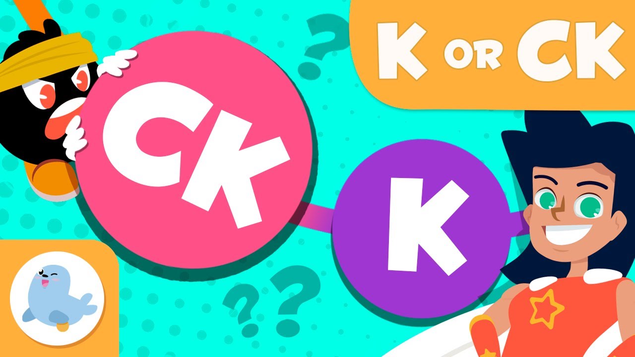 K or CK ✍️ GRAMMAR and SPELLING for Kids📝 Superlexia ⭐ Episode 15