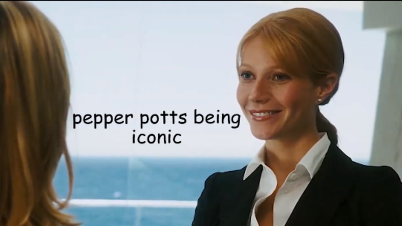 pepper potts being iconic for 2 minutes straight