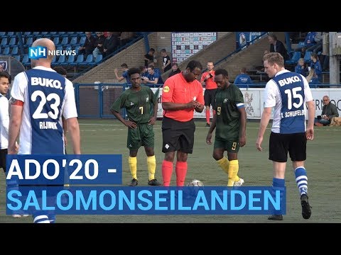 ADO'20 - Salomonseilanden: interlandvoetbal in Heemskerk