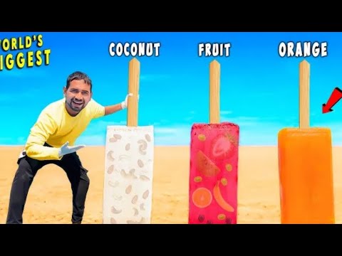 We Made World's Biggest Organic Ice Cream-100% Healthy😋. @MRINDIANHACKER ka video