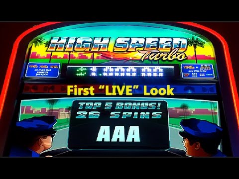 **NEW** - High Speed Turbo Slot - LIVE PLAY + BONUS! - Slot Machine Bonus
