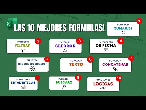 DOMINA EXCEL con las 10 FORMULAS ESENCIALES para ser EXPERTO | Curso de Formulas y Funciones CLAVE