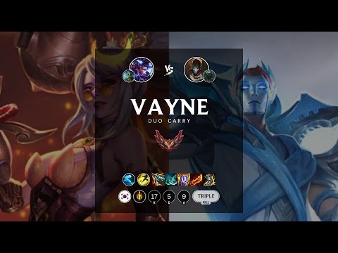 Vayne ADC vs Jhin - KR Grandmaster Patch 12.18