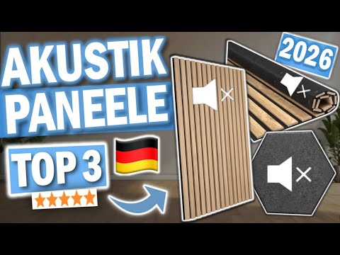 AKUSTIKPANEELE kaufen: Top 3 Akustikpaneele 2026 im Vergleich!