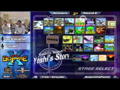 BoPME X Melee - GuacInThePants (Green) vs Free + Dirty Mic (Blue) Winners R2