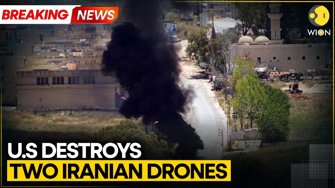 US Military Destroys Two Iranian Drones 'Threatening Maritime Traffic in Hormuz' | WION BREAKING
