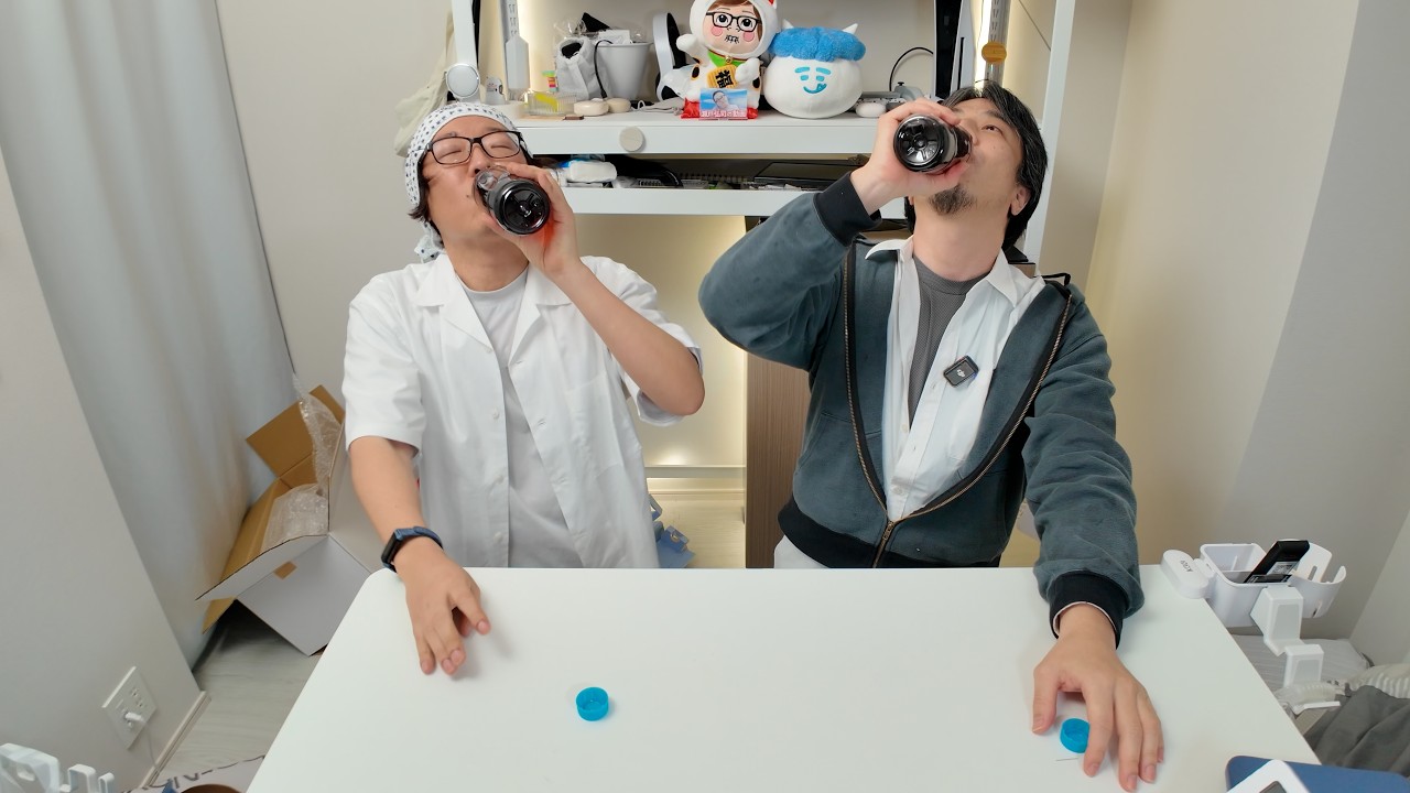 [必見動画|見てみて！！] 【ドッキリ】HIKAKINさんから貰った ONICHA を飲んだら中身が「めんつゆ」だった件【雑談 ...