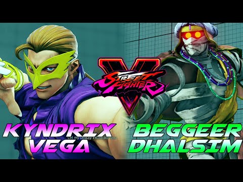 KYNDRIX (VEGA) VS BEGGAR (DHALSIM) ▰ STREET FIGHTER V/5 CHAMPION EDITION * First to 3 (x3)