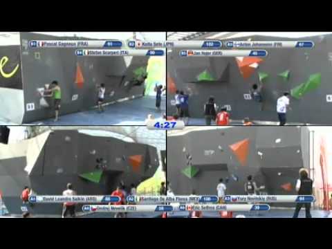 Climbing World Cup 2011 Boulder Munich, GER - Men's Qualifications