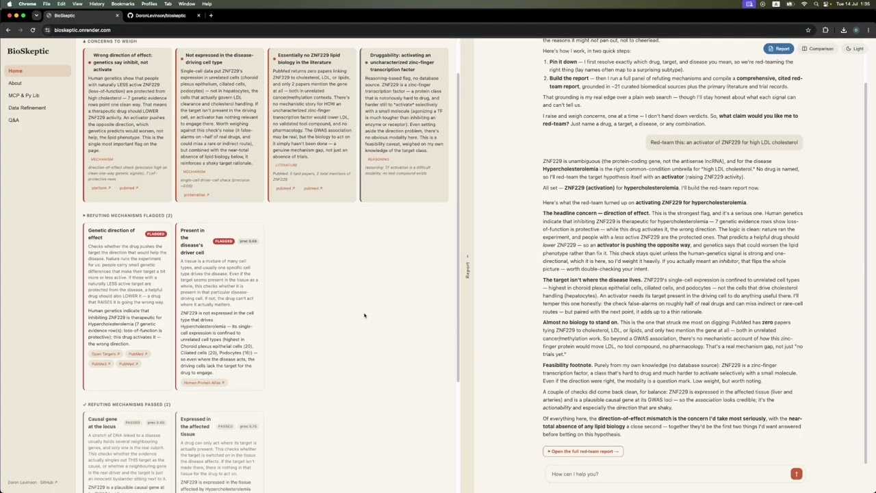 BioSkeptic project preview