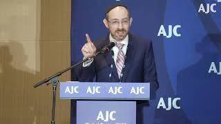 AJC Global Forum Scholar in Residence and Sacks Scholar, Rabbi Dr. Dov Lerner, on Jewish Leadership