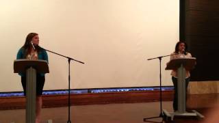 SGA President and Vice President Speech/Debate 2013